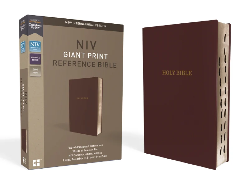 NIV, Reference Bible, Giant Print, Red Letter Edition, Comfort Print - Image 3